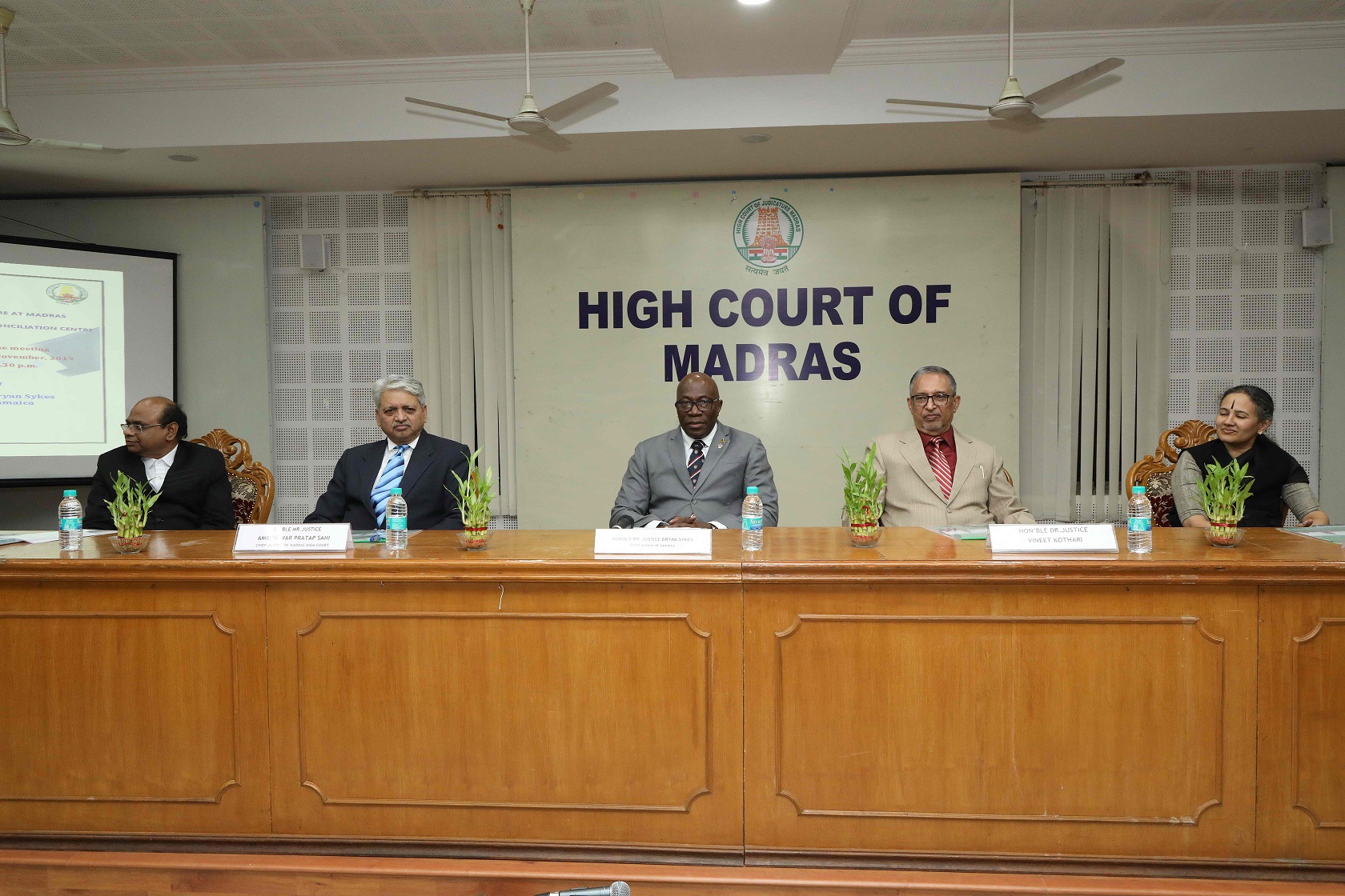 Visit of Hon’ble Mr.Justice Bryan Sykes, Chief Justice of Jamaica